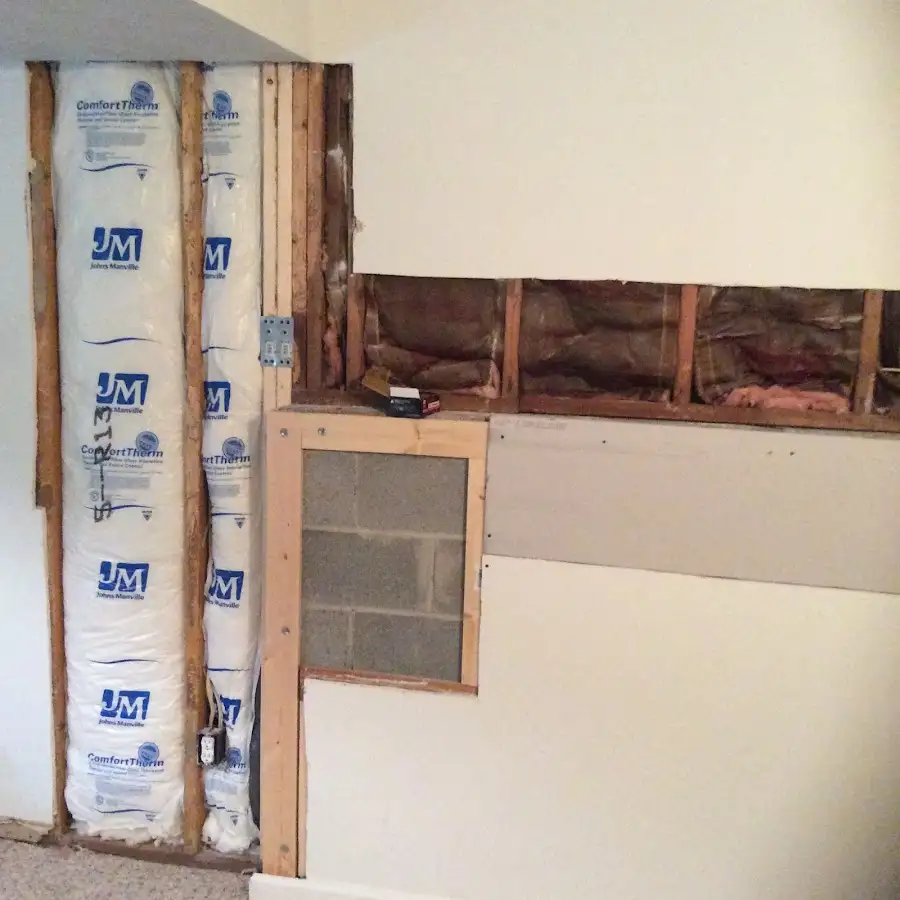 Wall insulation replacement during Structural Drying in Marysville